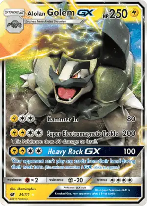 Alolan Golem GX (CIN 34)