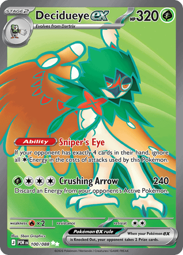 Decidueye ex (POR 100)