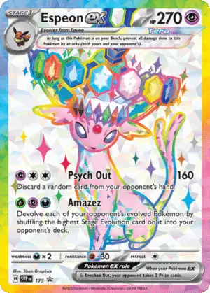 Espeon ex (SVP 175)