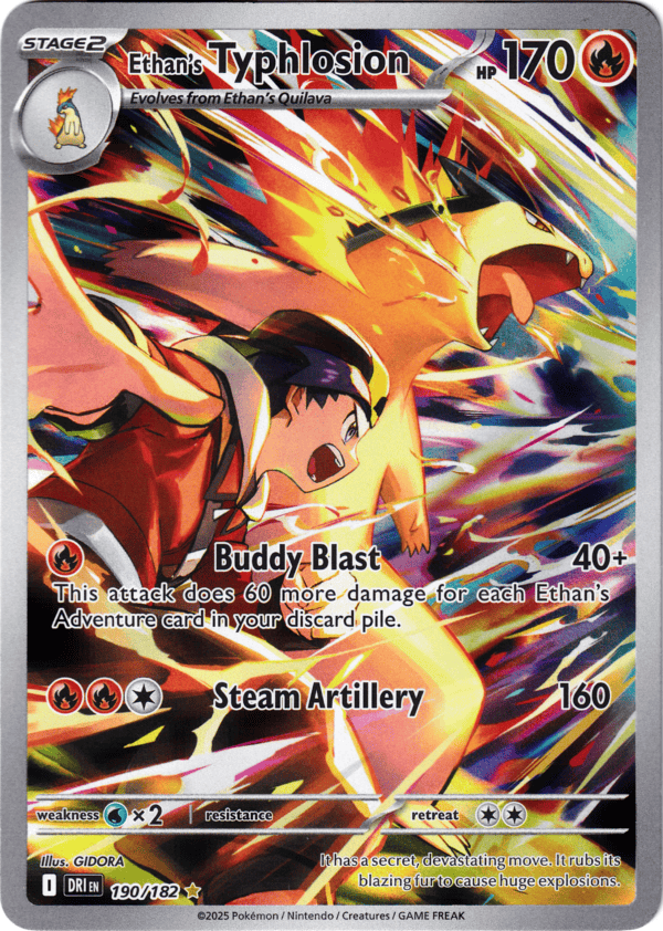 Ethan's Typhlosion (DRI 190)