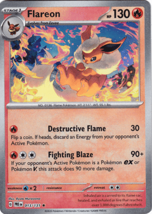 Flareon Masterball (xPRE 013) - Bild 1