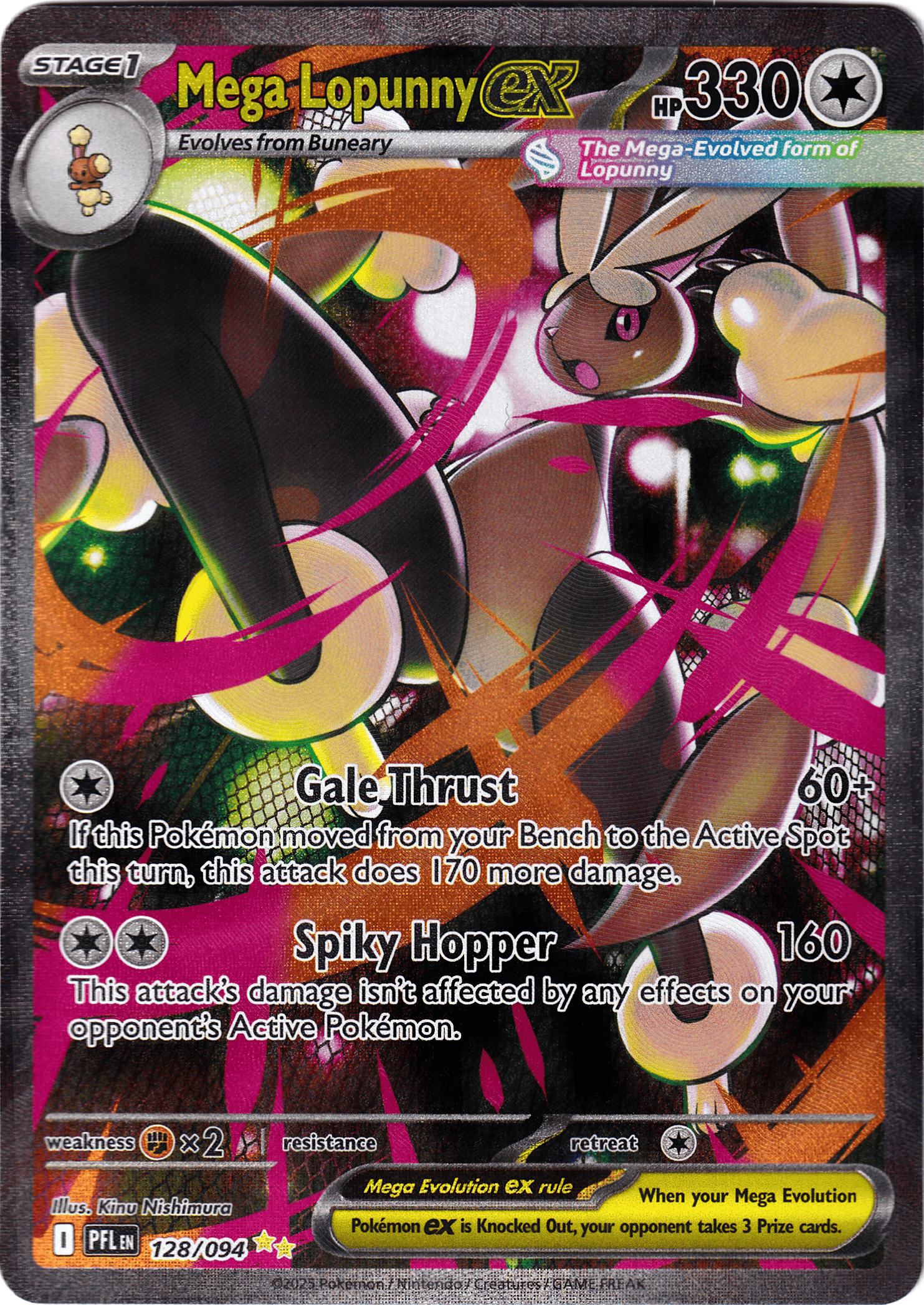 Mega Lopunny ex (PFL 128) - Bild 1