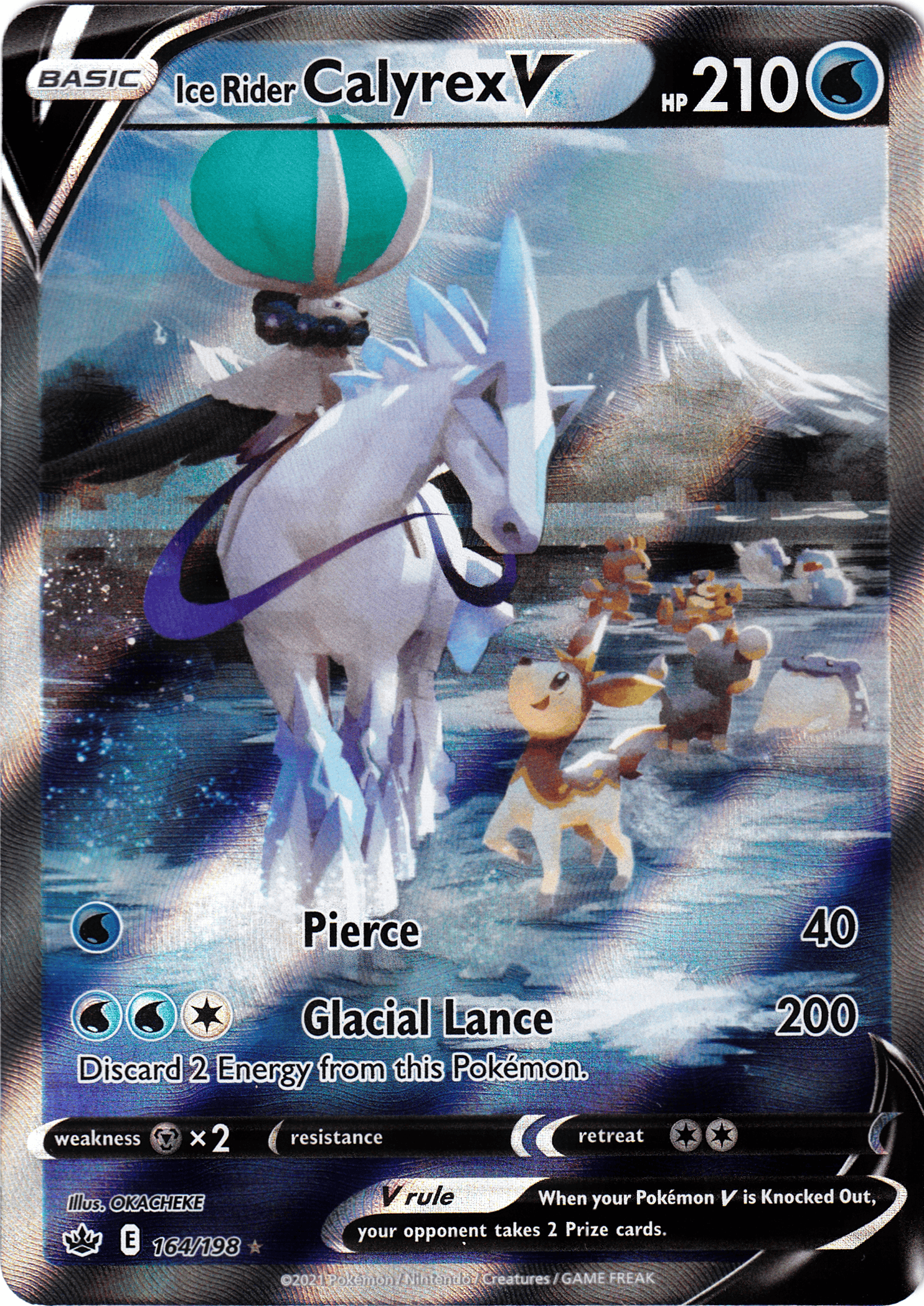 Ice Rider Calyrex V (CRE 164) - Bild 1