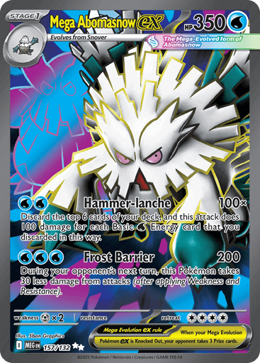 Mega Abomasnow ex (MEG 157)