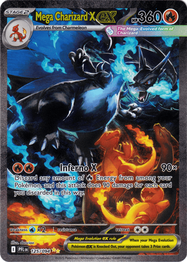 Mega Charizard X ex (PFL 125)
