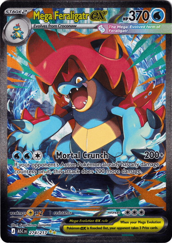 Mega Feraligatr ex (ASC 274)