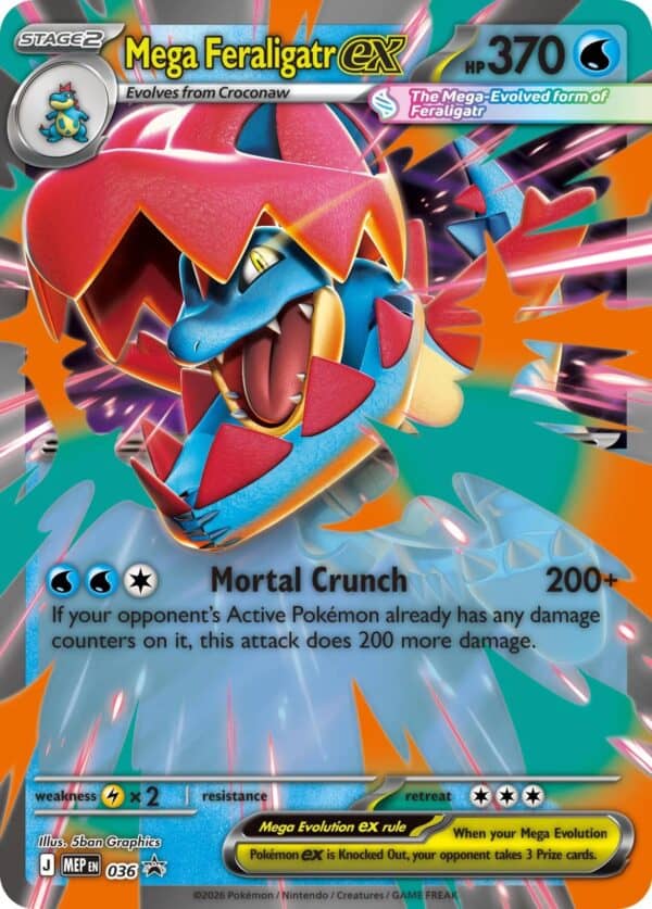 Mega Feraligatr ex (MEP 036)