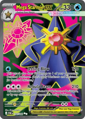 Mega Starmie ex (POR 102)