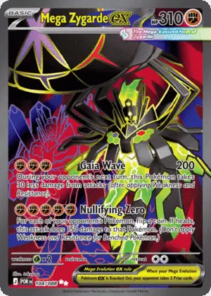 Mega Zygarde ex (POR 104)