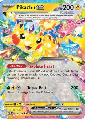 Pikachu ex (ASC 057)
