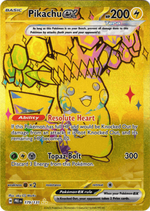Pikachu ex (PRE 179) - Bild 1