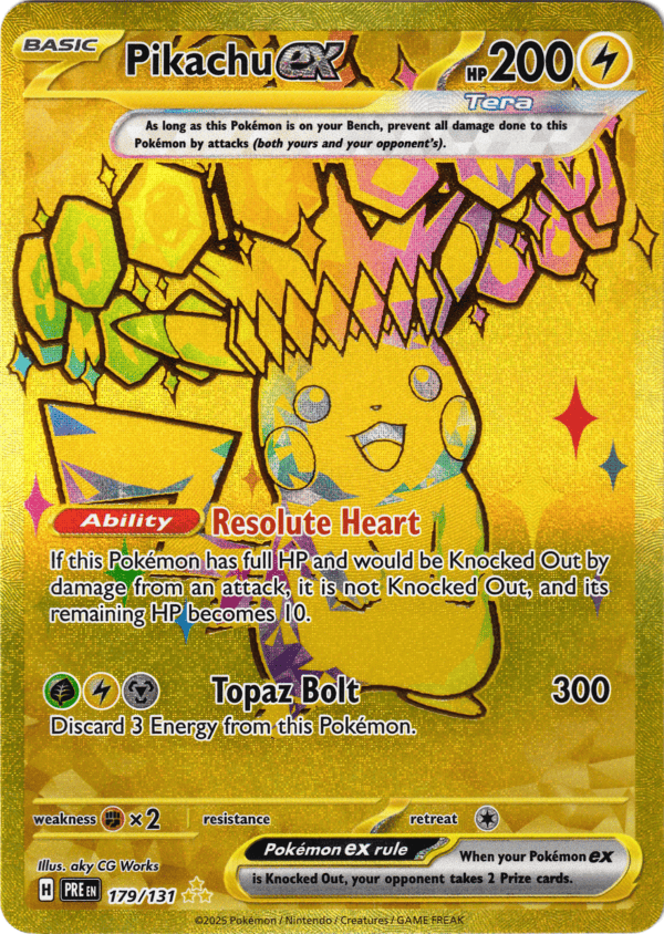 Pikachu ex (PRE 179)