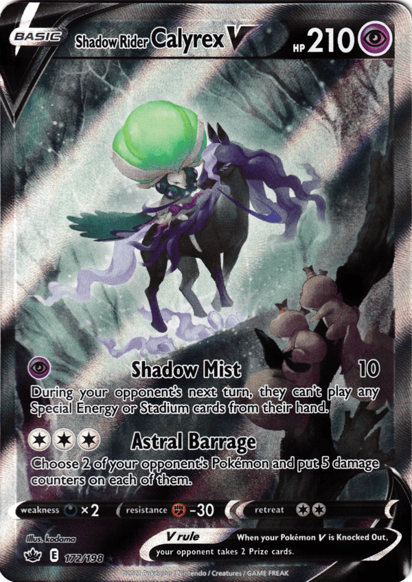 Shadow Rider Calyrex V (CRE 172)