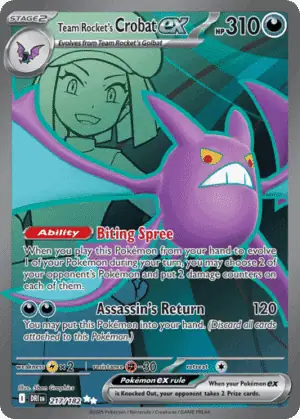 Team Rocket's Crobat ex (DRI 217)