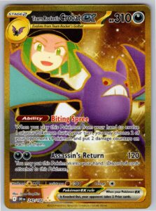 Team Rocket's Crobat ex DRI 242 framsida