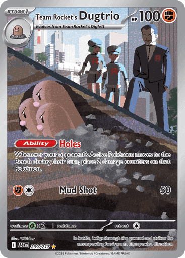 Team Rocket's Dugtrio (ASC 239)