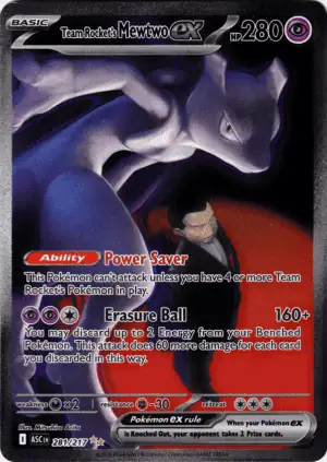 Bild 1 av Team Rocket's Mewtwo ex