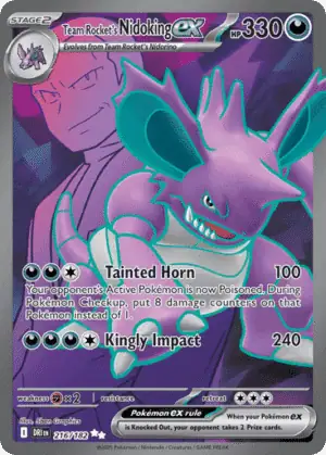 Team Rocket's Nidoking ex (DRI 216)