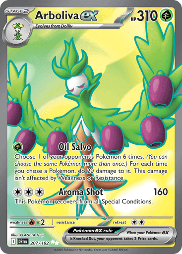 Arboliva ex (DRI 207), Destined Rivals Pokémonkort