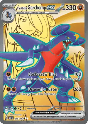 Cynthia's Garchomp ex (DRI 215)