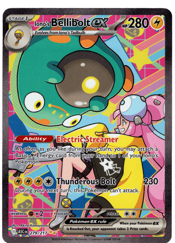 Iono's Bellibolt ex (ASC 279)