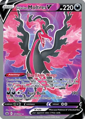 Galarian Moltres V (CRE 176)