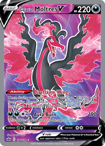Galarian Moltres V (CRE 176)