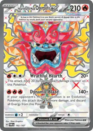 Hearthflame Mask Ogerpon ex (TWM 192)