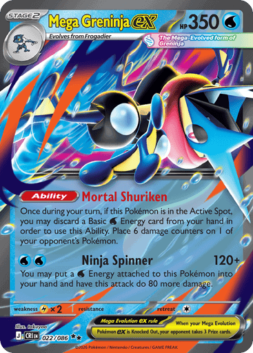 Mega Greninja ex (CRI 022)