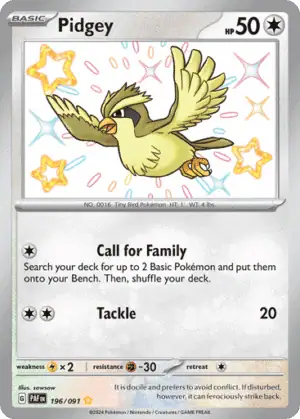 Pidgey (PAF 196)