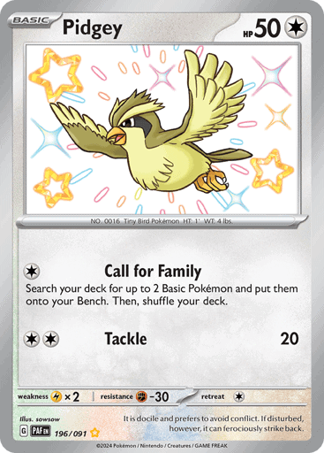 Pidgey (PAF 196)