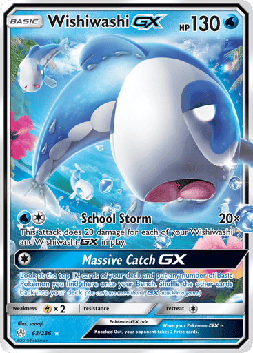 Wishiwashi GX (CEC 63), Cosmic Eclipse Pokémonkort