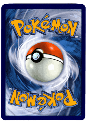 Pokémon Accelgor kort med Pokéball i bakgrunden.