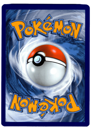 Pokémon Ice Rider Calyrex V kort med blå bakgrund och Pokéball.