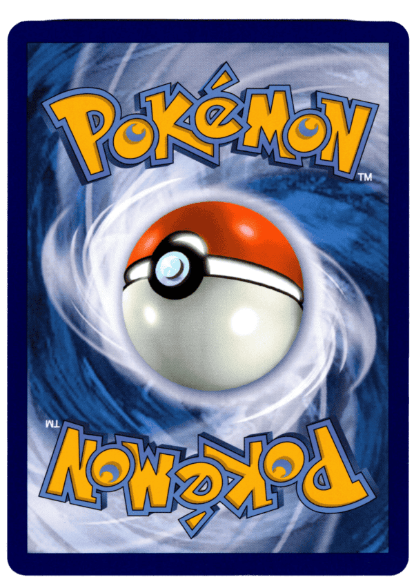 Mega Diancie ex Pokémon-kort med blå bakgrund och Pokéball.