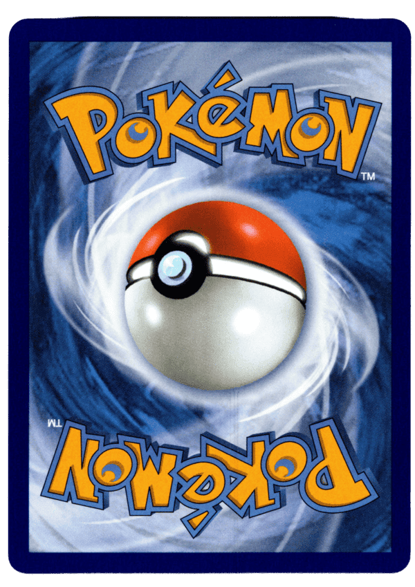 Pokémon Mega Greninja ex kort med Pokéball i bakgrunden.