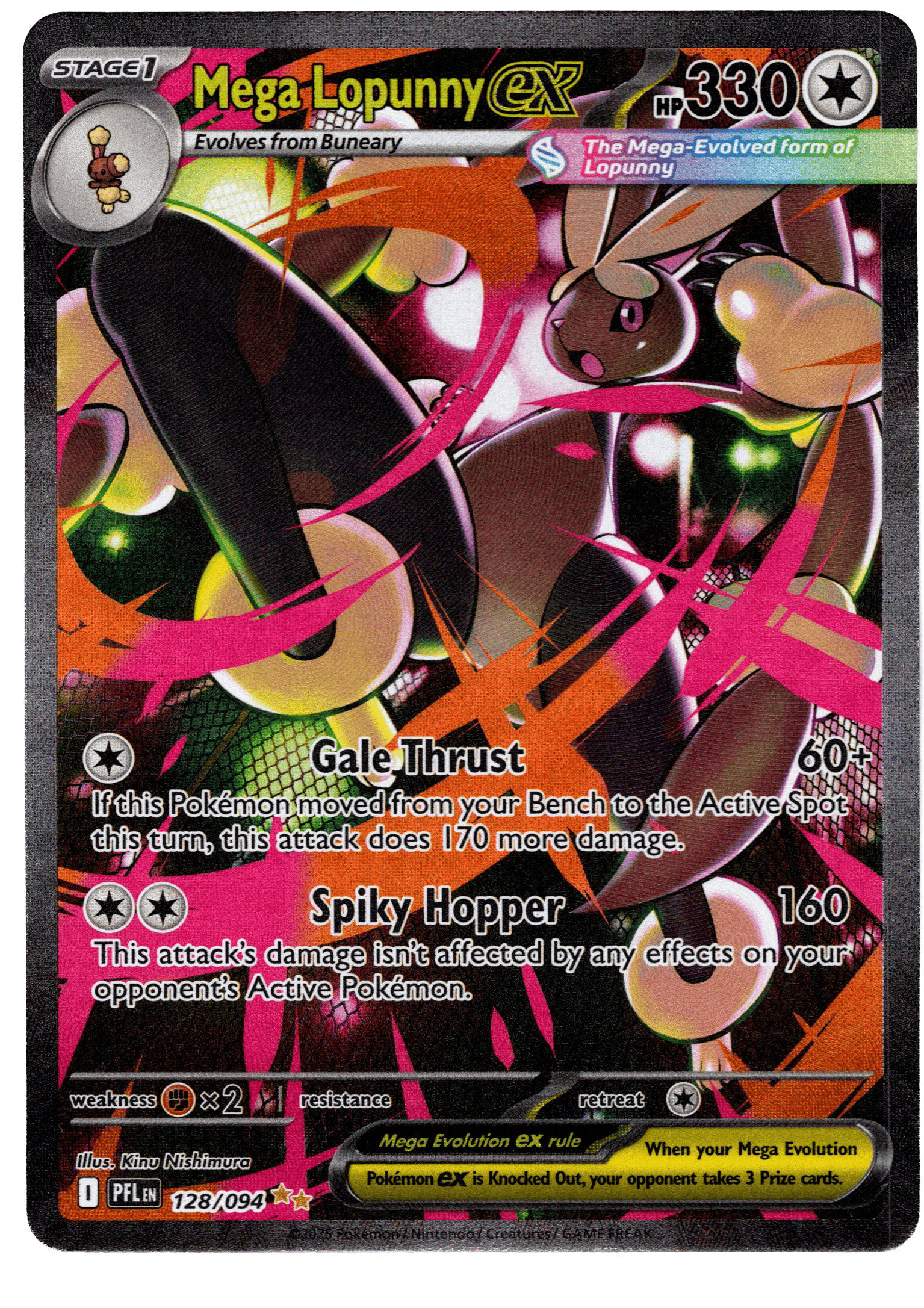 Mega Lopunny ex (PFL 128) - Bild 1