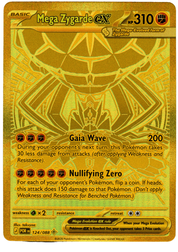 Mega Zygarde ex (POR 124)