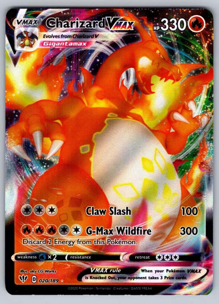 Charizard VMAX (DAA 020), Darkness Ablaze Pokémonkort