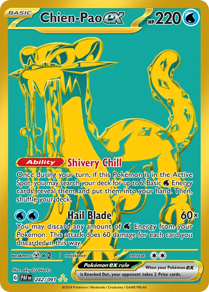 Chien-Pao (PAF 242), Paldean Fates Pokémonkort