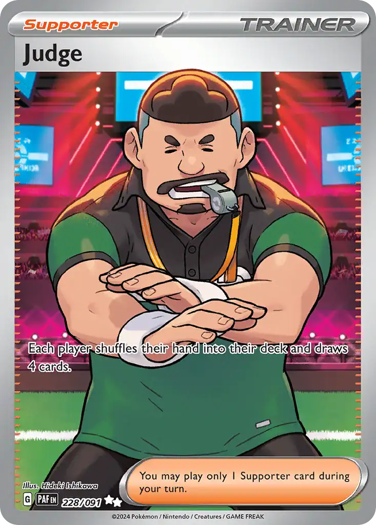 Judge (PAF 228), Paldean Fates Pokémonkort