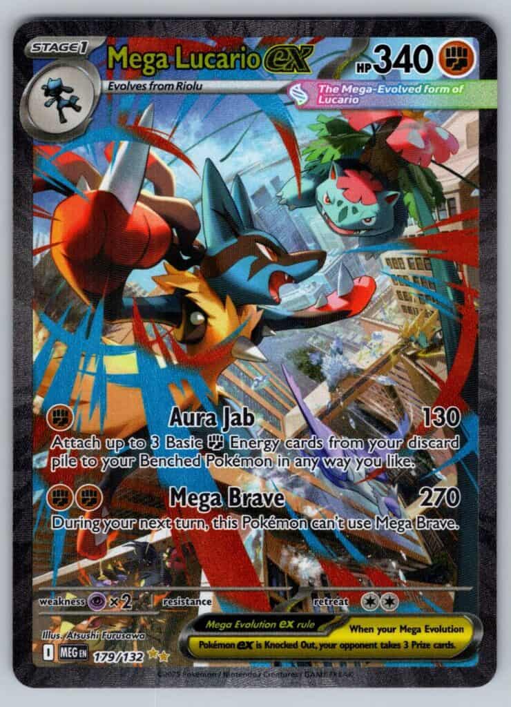Mega Lucario ex (MEG 179), Mega Evolution Pokémonkort