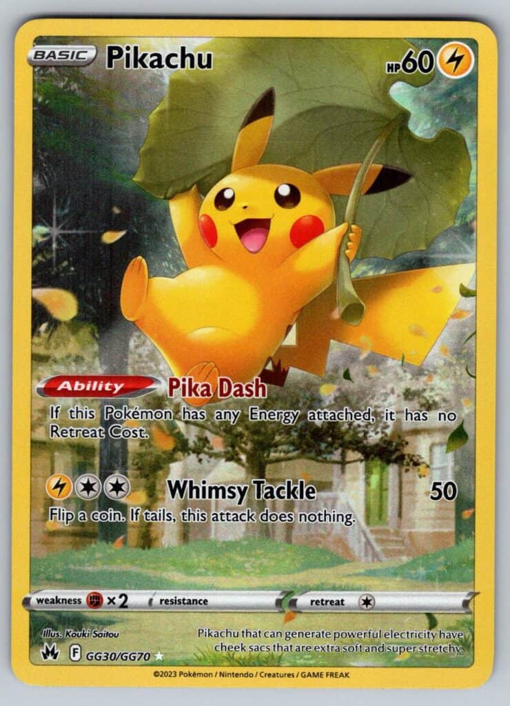 Pikachu (CRZ GG30), Crown Zenith Pokémonkort