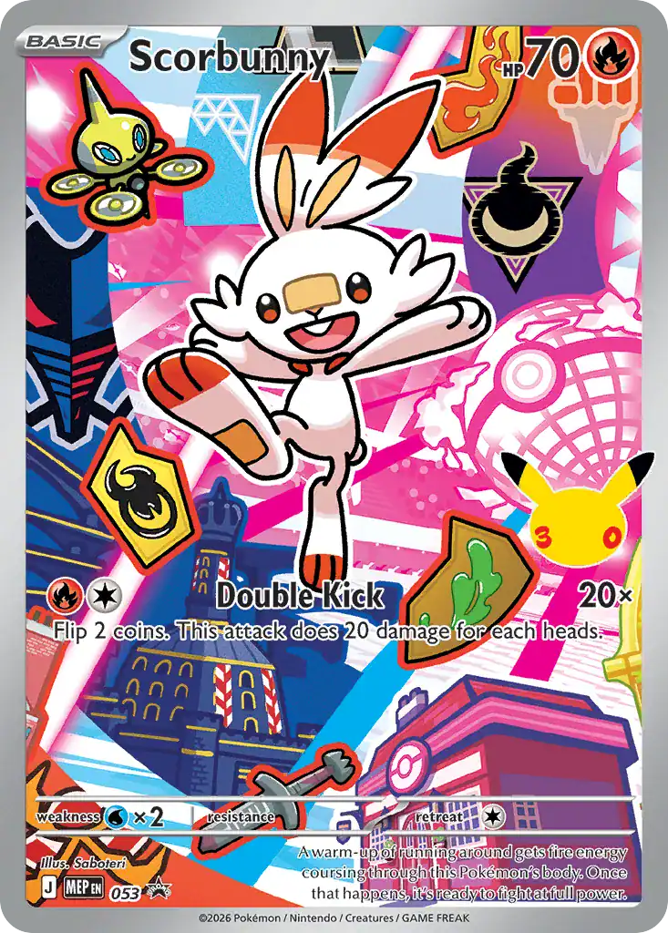 Scorbunny (MEP 053), Mega Evolution Promos Pokémonkort