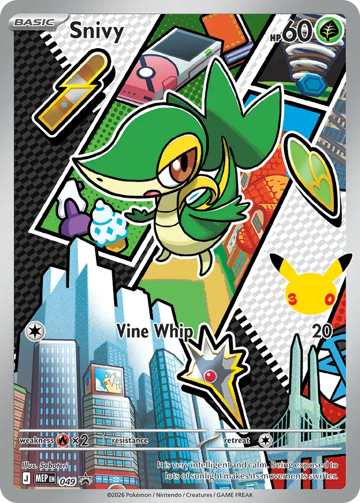Snivy (MEP 049), Mega Evolution Promos Pokémonkort