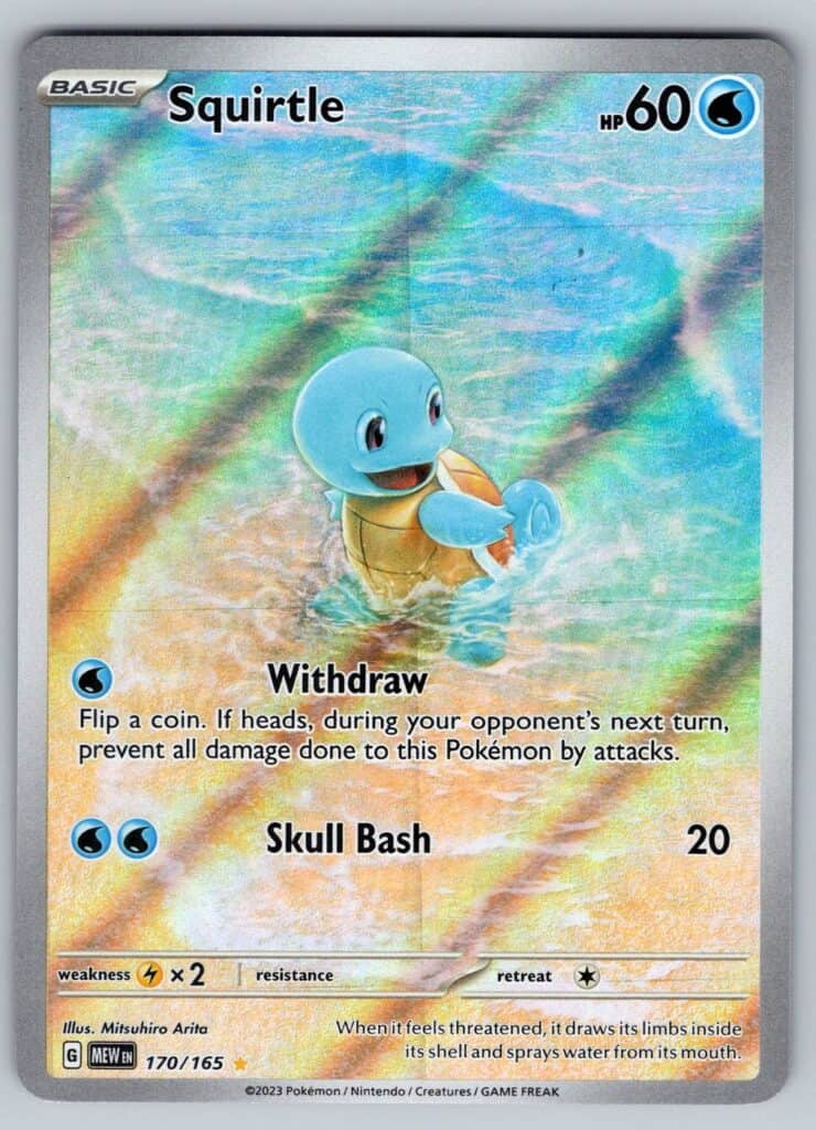 Squirtle (MEW 170), MEW Pokémonkort