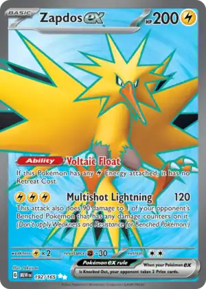Zapdos ex (MEW 192)