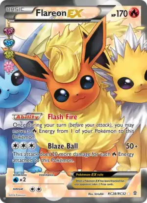 Flareon EX (GEN RC28)