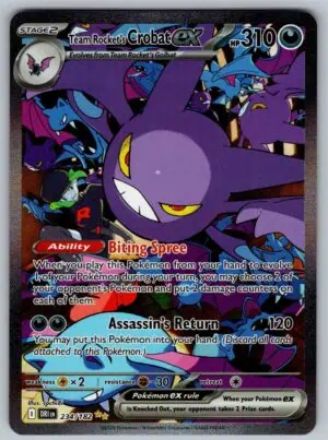 Team Rocket's Crobat ex (DRI 234)