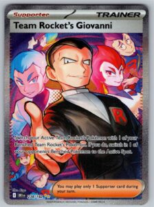 Team Rocket's Giovanni DRI 238 framsida